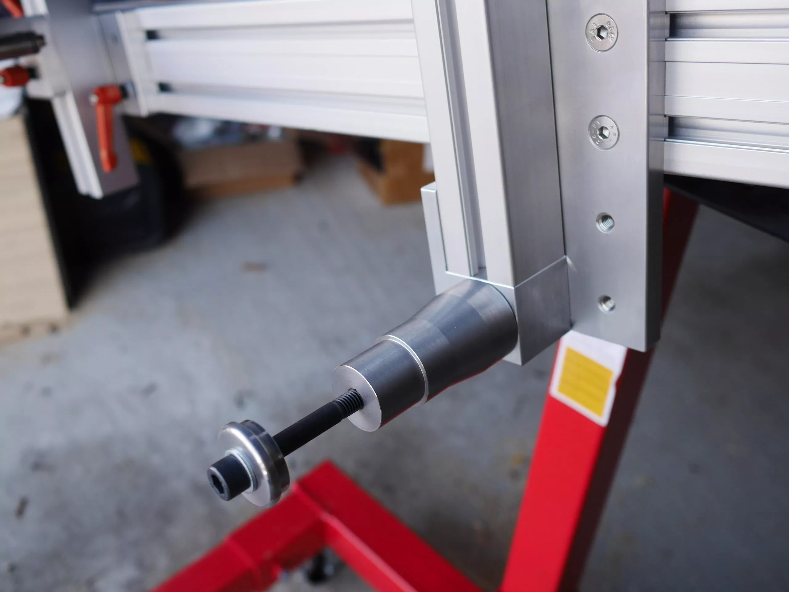 Vue du support du boitier de pédalier