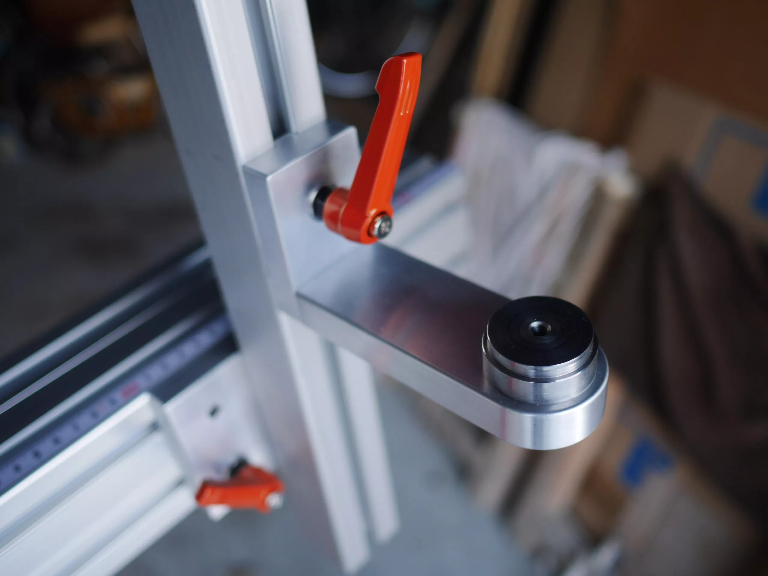 Vue de la partie basse du support de douille de direction