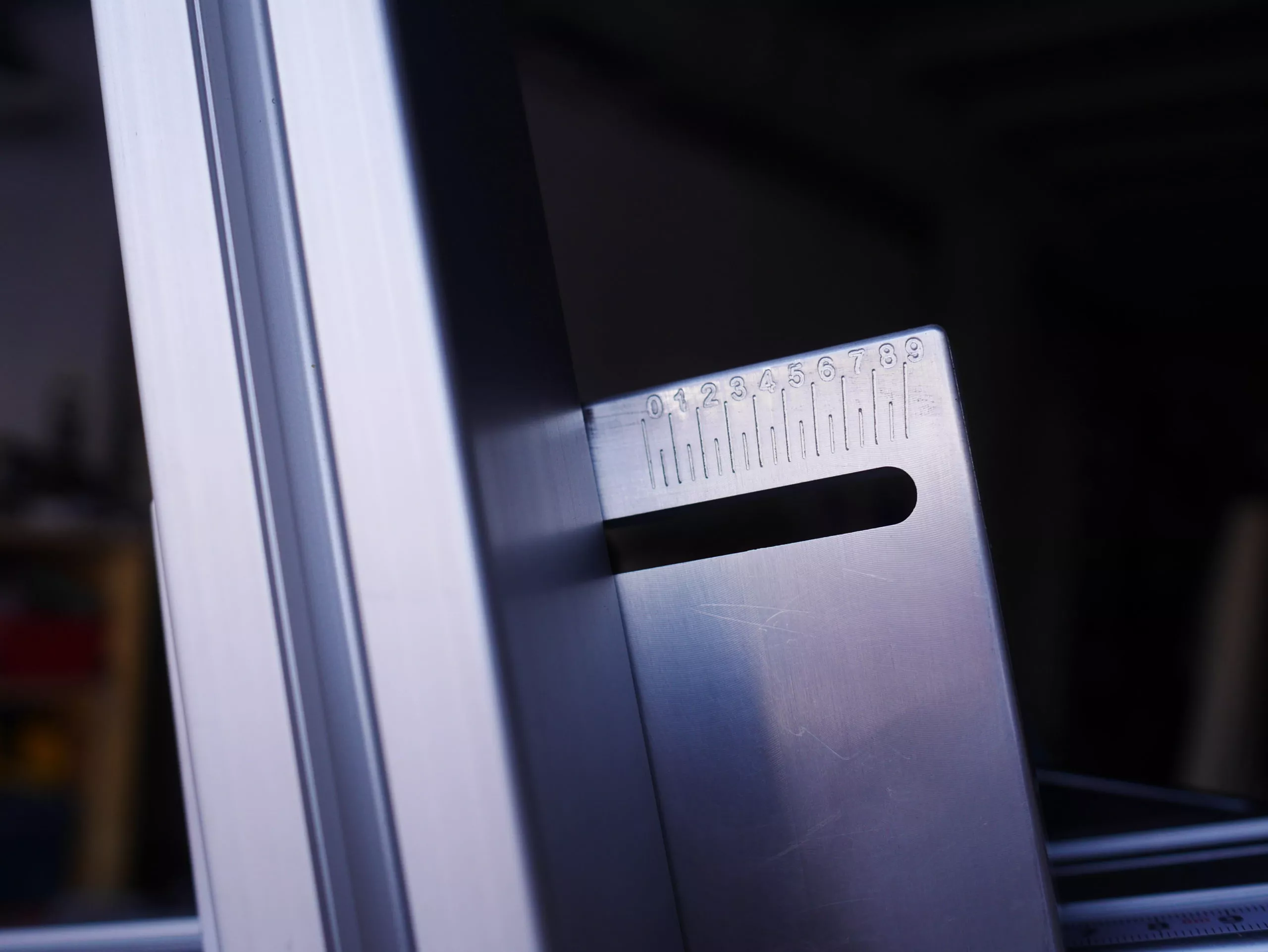 Vue du réglage de l'angle du support du tube de selle