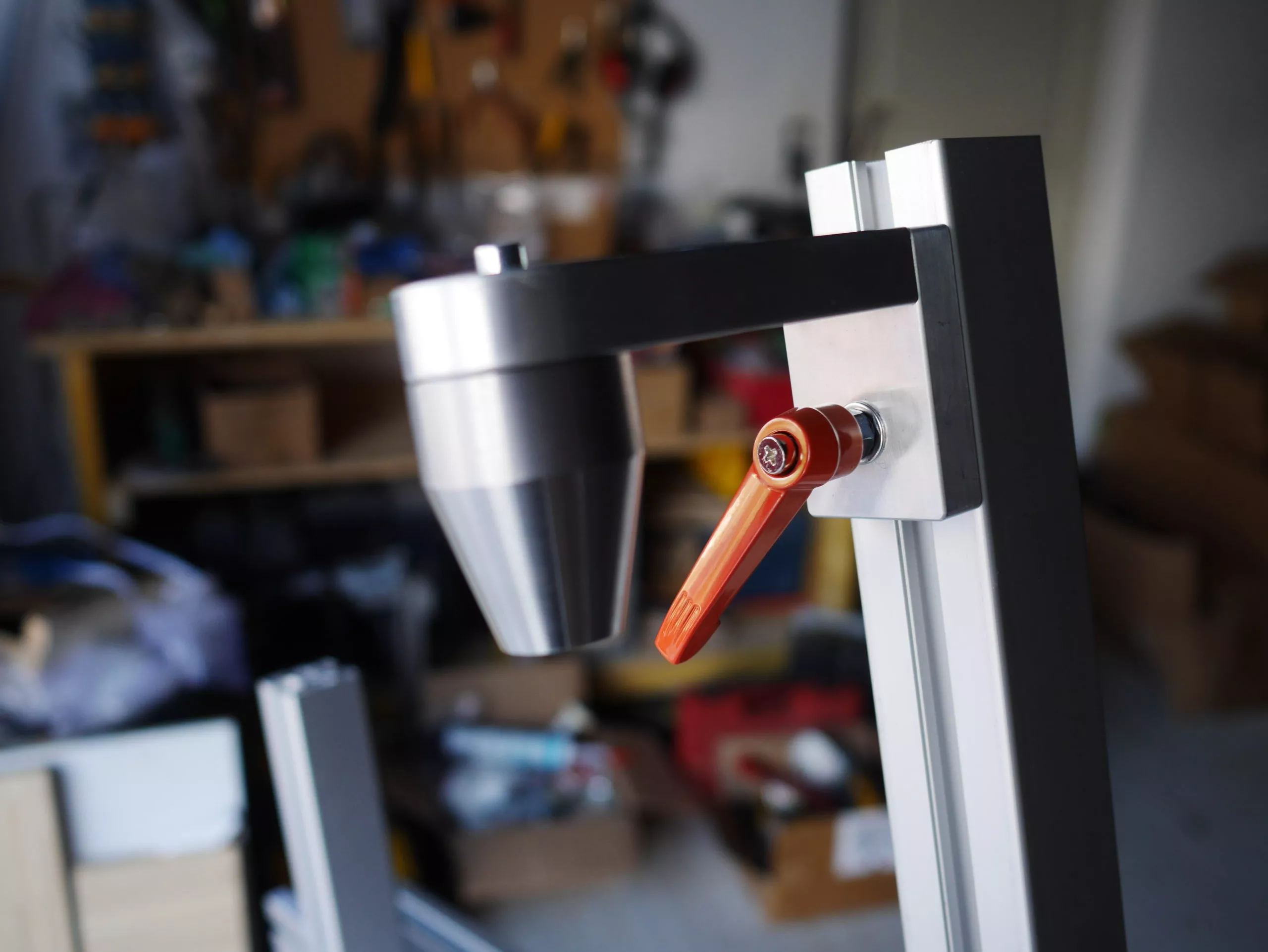 Vue du support du tube de selle